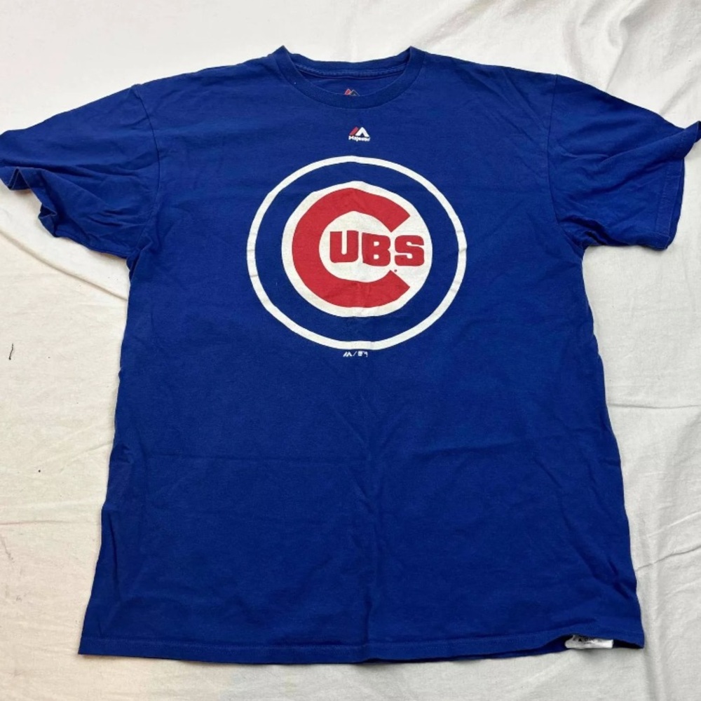 Chicago Cubs Majestic Deep Blue Big logo T-shirt - Picture 4 of 5